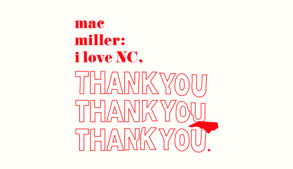 I Love NC, Thank You